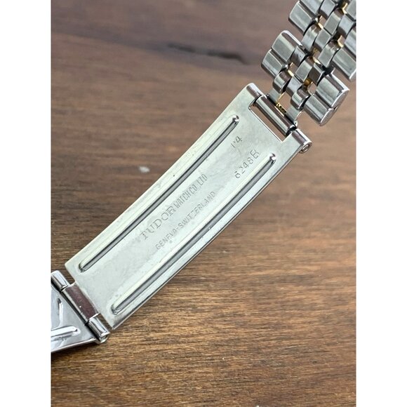 Tudor Women's Watch Vintage Swiss Automatic White Dial Two Tone Gold Steel 27mm - Picture 7 of 12